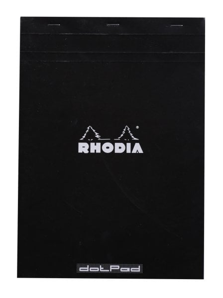 Rhodia Çizim Bloğu Dot A4 80 Gr 80 Yaprak Siyah Kapak