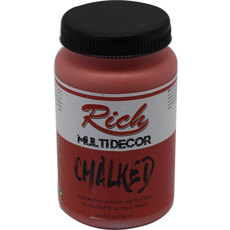 Rich Multi Decor Chalked Boya 250 Ml Retro Kırmızı 4528