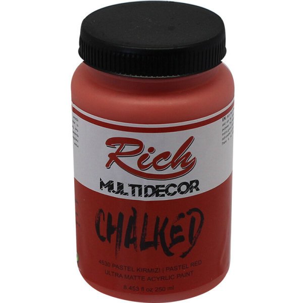 Rich Multi Decor Chalked Boya 250 Ml Pastel Kırmızı 4530