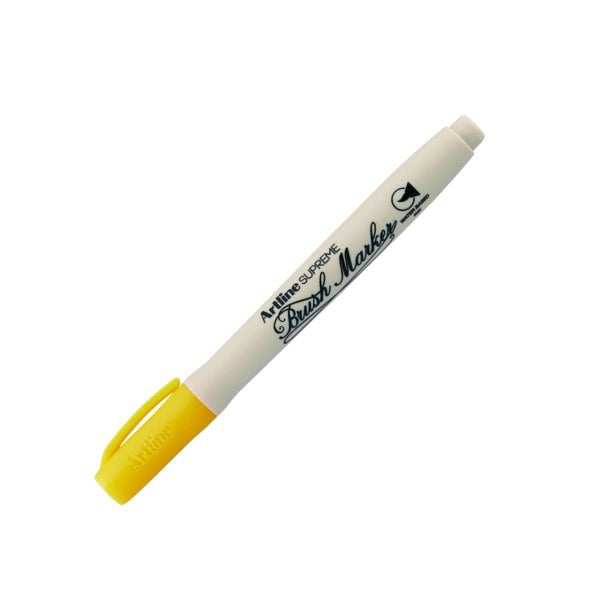 Artline Supreme Brush Marker Yellow