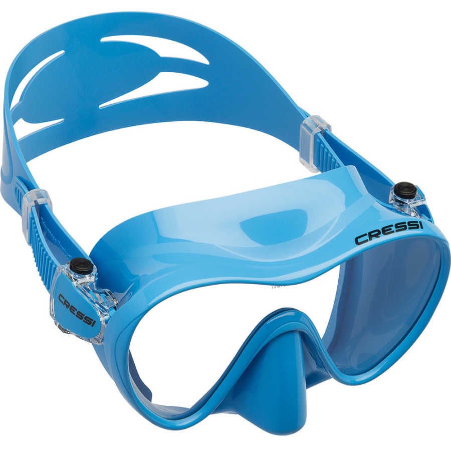 CRESSİ F1 FRAMELESS BLUE DALIŞ MASKESİ