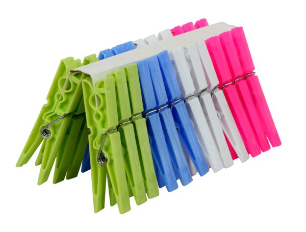 Sümer Plastik Yaylı Mandal - Çamaşır Mandalı 24 adet