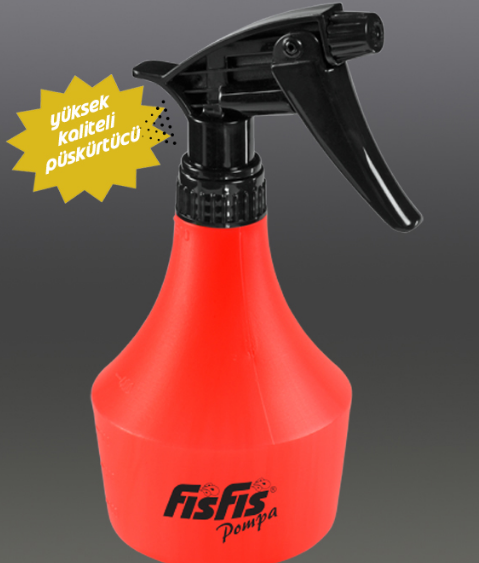 Trigerli Fısfıs 0.5 Litre - Sprey Kabı - Boş Bidon ve Kafa Kısmı