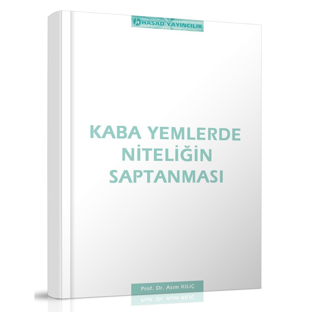 Kaba Yemlerde Niteliğin Saptanması Kitabı