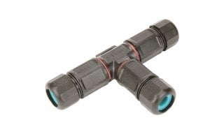 SAHA MONTAJ T KONNEKTÖR IP68 OD:14MM SİYAH