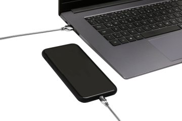 USB Lightning Çelik Zırhlı Kablo Gümüş