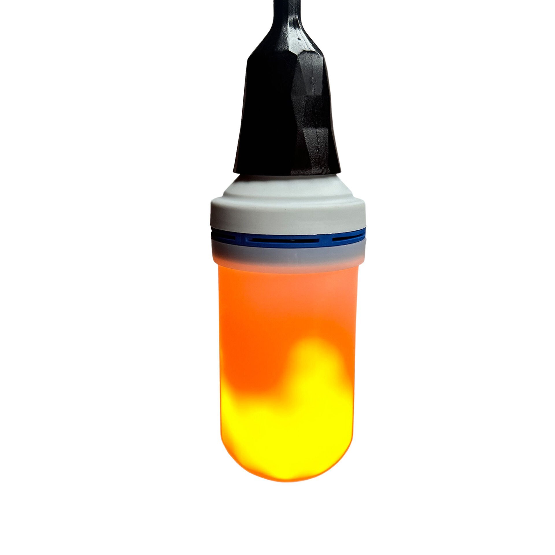 Led Ampul 220V Amber Alevli