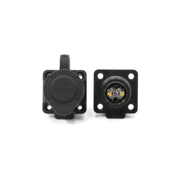 TT12  2Pin Panel Tipi Dişi Plug