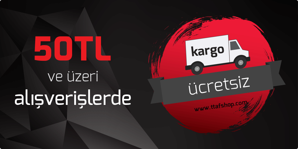 50TL ve üzeri Kargo Ücretsiz !
