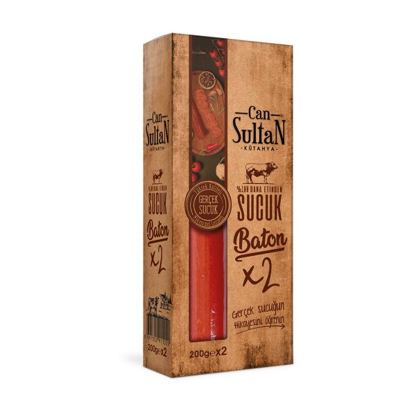 CanSultan Baton Sucuk  2x200 gr