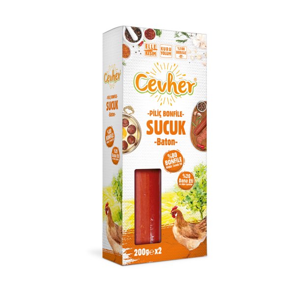 Cevher Piliç Bonfile Sucuk 2x200 gr