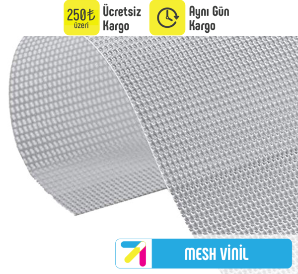 Mesh Vinil (Arkası Korumalı)