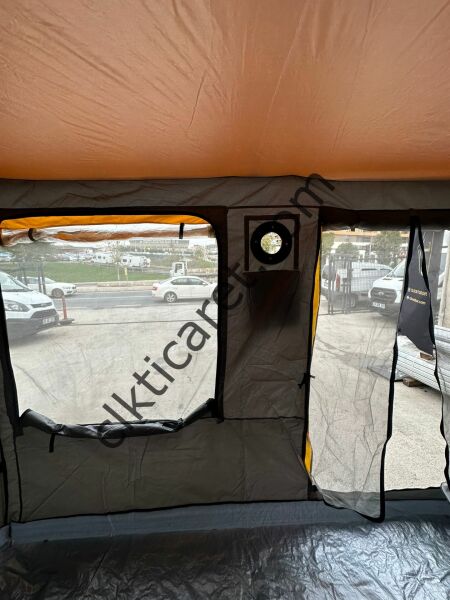 CLK 3x3 40 mm Profil Katlanır Gazebo Kamp Çadır Antrasit Gri