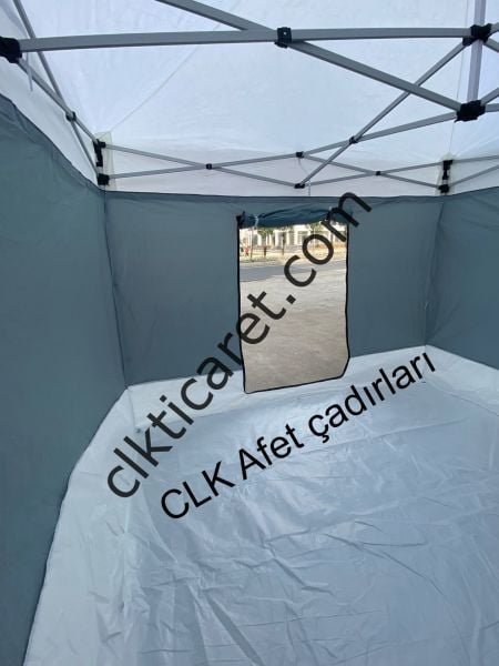 CLK 3x3 40mm Alüminyum Oxford Kumaş Gazebo Katlanır Portatif Kamp Çadırı