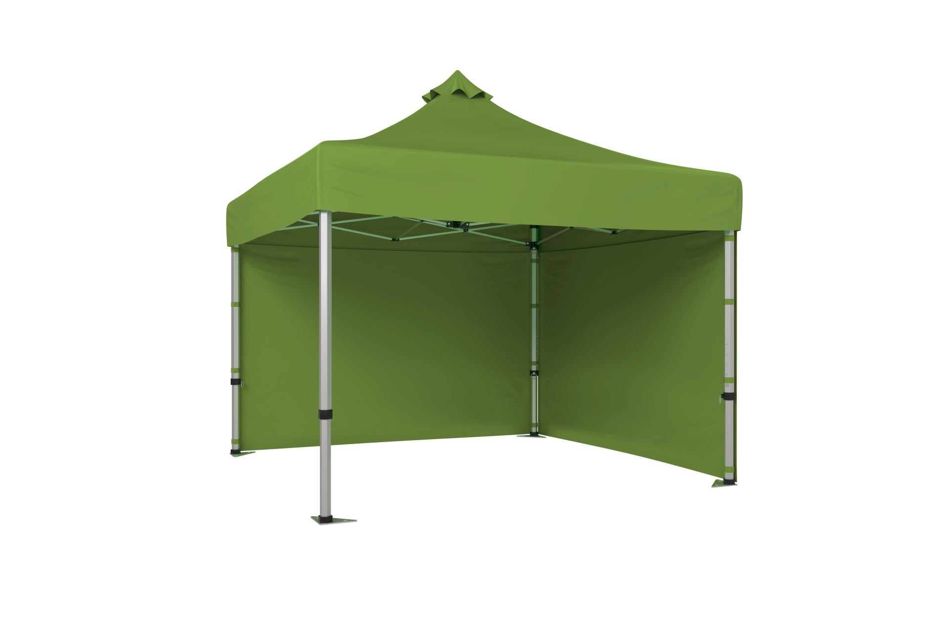 CLK 3x3 40mm Alüminyum Katlanabilir Tente Gazebo Çadır 2 Kenar Kapalı