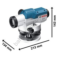 Bosch GOL 26D + BT160 + GR500 Optik Nivo-Hizalama-Nivelman 0601068002