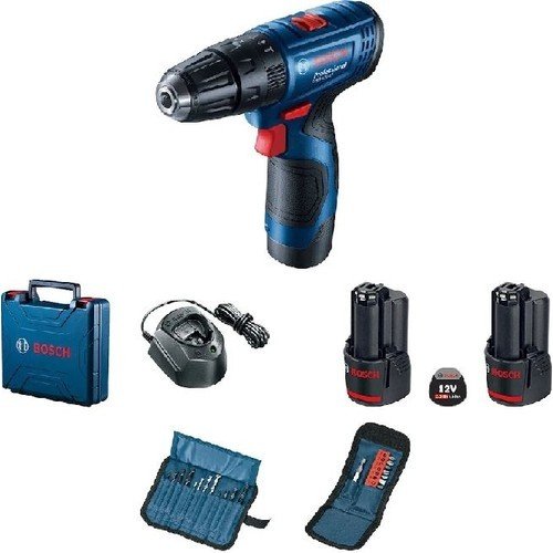 BOSCH GSB 120-LI Akülü Darbeli Vidalama + 23 Parça Akseskuar Seti