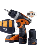 AEG BS 12 C2 LI Çift Akülü Matkap (Lithium ion 12 V; 2.0 Ah)