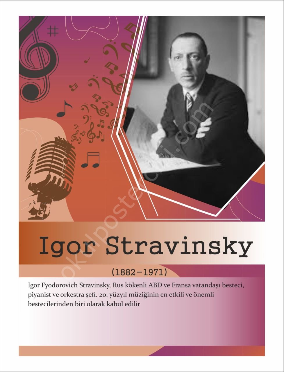 Igor strawinsky Posteri