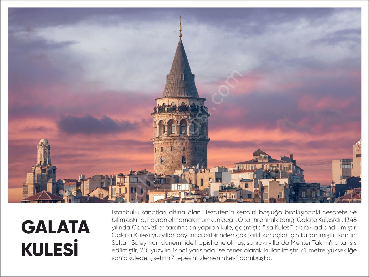 Galata Kulesi Posteri