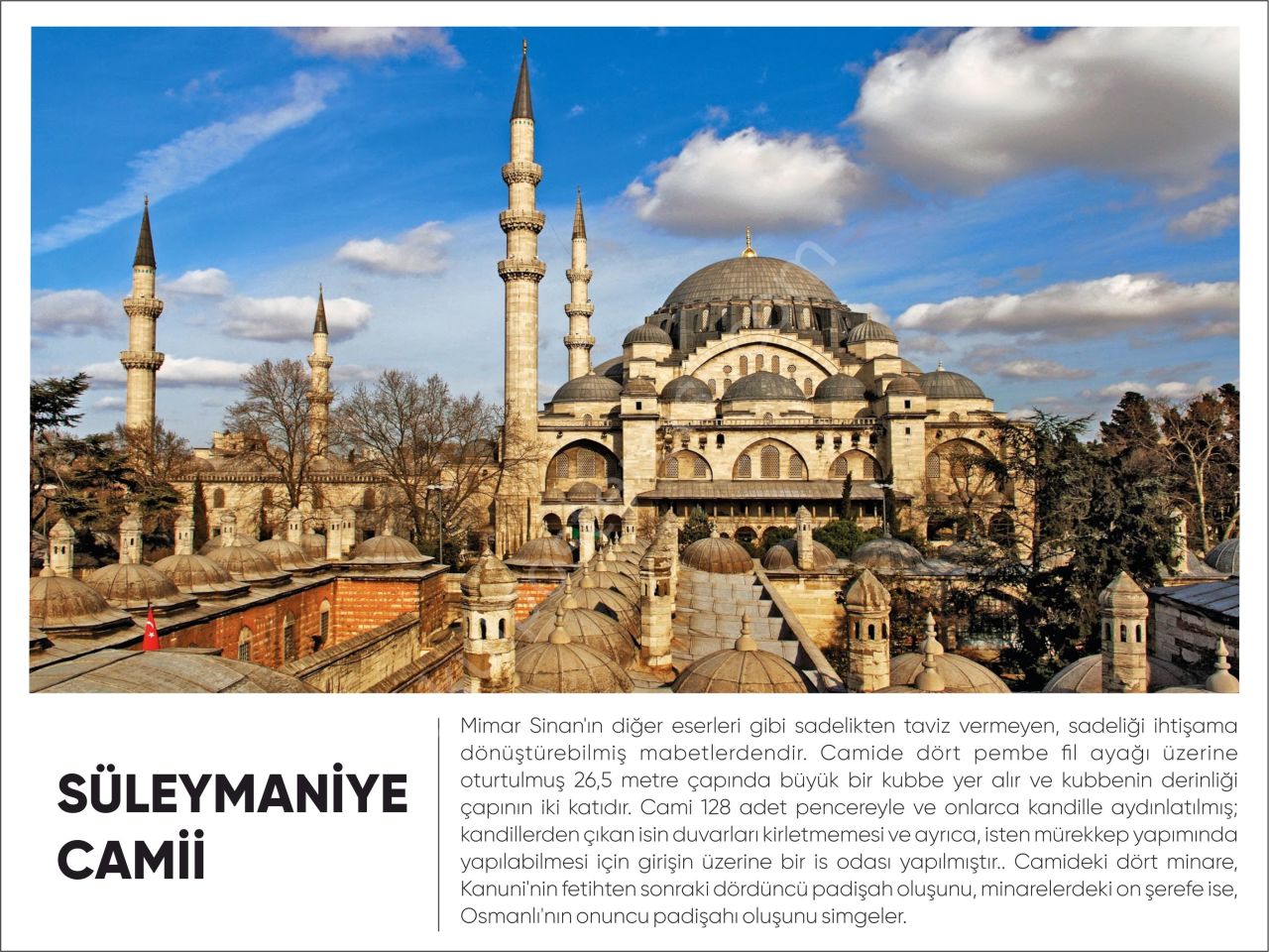 Süleymaniye Camii Posteri