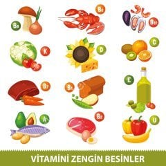 VİTAMİNİ ZENGİN BESİNLER POSTERİ