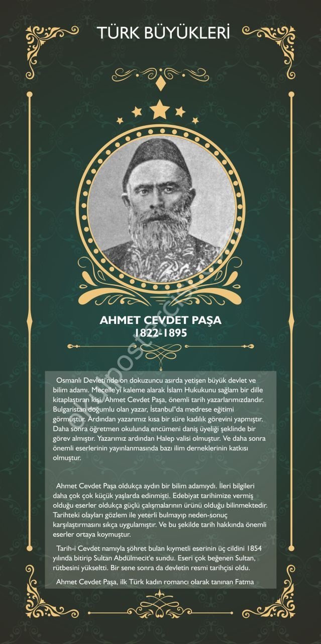 AHMET CEVDET PAŞA POSTERİ