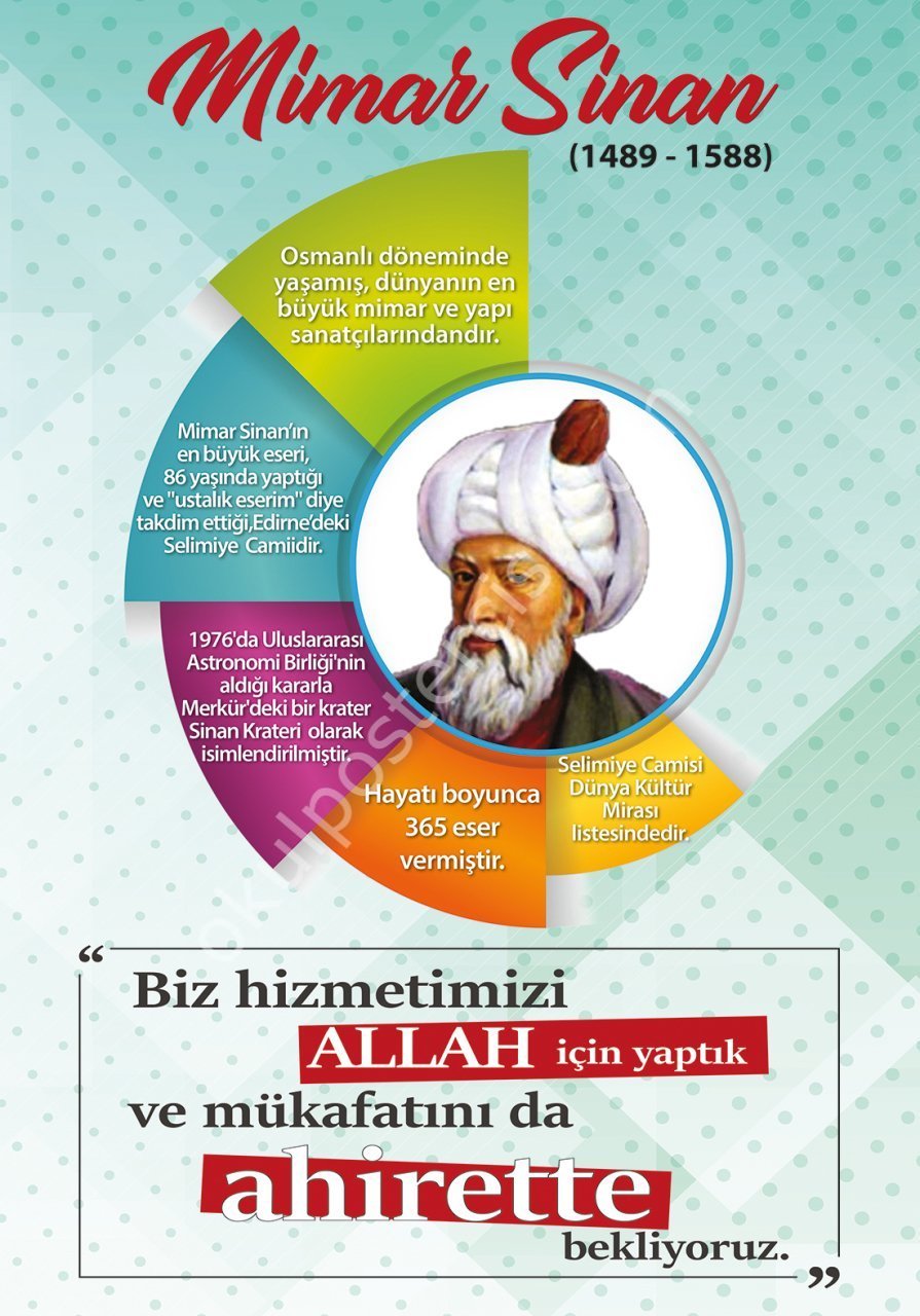 MİMAR SİNAN  POSTERİ