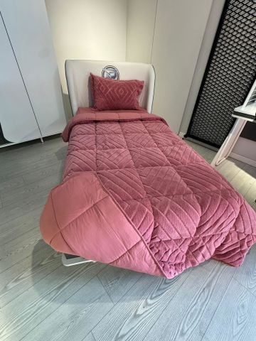 Violacasa Çift Kişilik Yumoş Jaquard Comforter Set ( Uyku Seti )