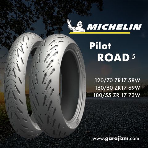 Michelin 180/55 ZR17 (73W)  Road5 - Arka