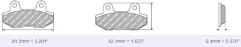 FDB2119 Ferodo Motorsiklet Balatası