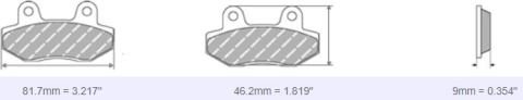 FDB2124 Ferodo Motorsiklet Balatası