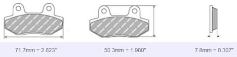 FDB2178 Ferodo Motorsiklet Balatası