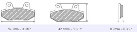 FDB2221 Ferodo Motorsiklet Balatası