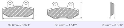 FDB2253 Ferodo Motorsiklet Balatası