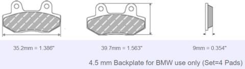 FDB2256 Ferodo Motorsiklet Balatası