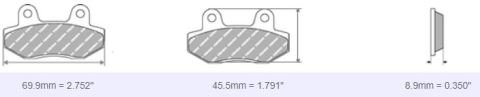 FDB2266 Ferodo Motorsiklet Balatası