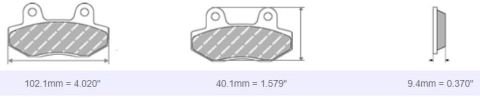 FDB2281 Ferodo Motorsiklet Balatası