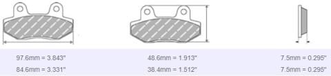 FDB2290 Ferodo Motorsiklet Balatası