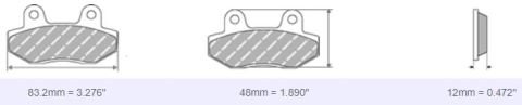 FDB2292 Ferodo Motorsiklet Balatası