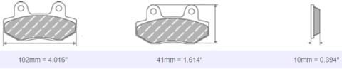 FDB781 Ferodo Motorsiklet Balatası