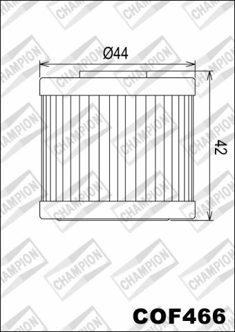 COF466 - CHAMPION YAĞ FİLTRESİ