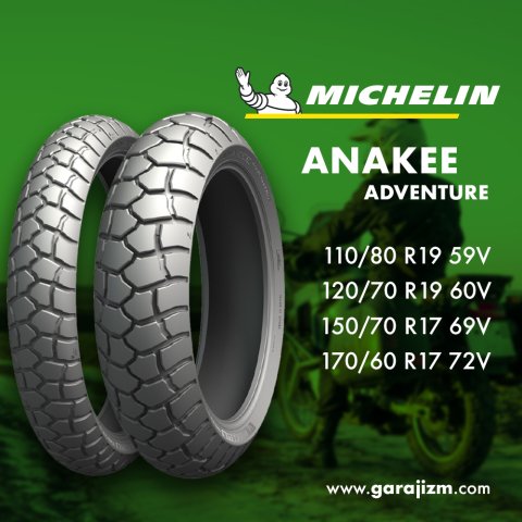 Michelin 170/60 R17 (72V)  Anakee Adventure - Arka