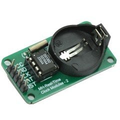 DS1302 Gerçek Zamanlı Saat Devresi Modülü - RTC Modülü (PİL YOK)