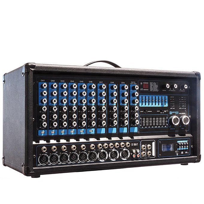 Denox DX-1062 FX 2x450 Watt Bluetooth Amplifikatör