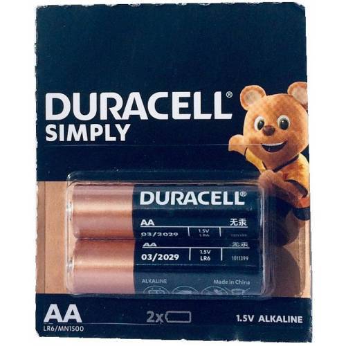 Duracell AA LR6 Pil 2'Li