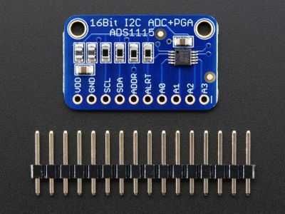 ADS1115 16‐Bit 4 Channel ADC