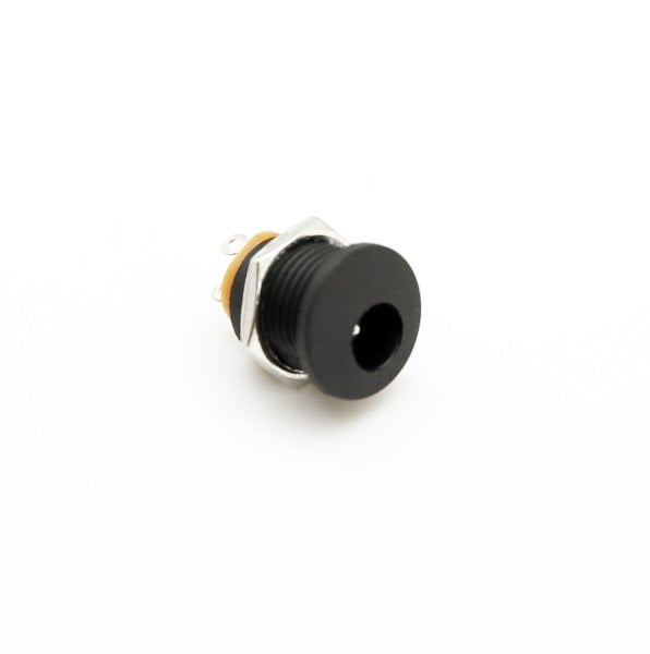 DC Şase Jack Yuvarlak 2.1mm Somunlu Vidalı
