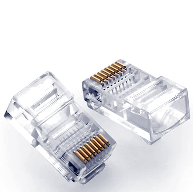 RJ45 Jack Konnektör   Cat5E-Cat6E  10'lu Paket