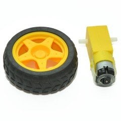 6V 250 Rpm Motor ve Tekerlek Seti